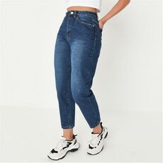 Missguided Petite Straight Leg Mom Jeans