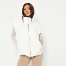 Missguided Funnel Neck Puffer Gilet