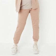 Missguided Quilted Splice Over Bump Maternity Joggers