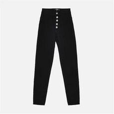 Missguided Petite Vice Button Front Skinny Jeans