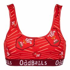 OddBalls Wales Rugby Bralette