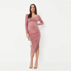 Missguided Maternity Square Neck Bodycon Dress