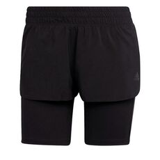 adidas Run Icons Two-in-One Running Shorts Womens