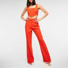 Missguided Tailored Seam Detail Flared Trousers