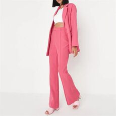 Missguided Seam Front Flared Tailored Trousers