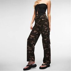 Missguided Camo Pocket Cargo Trousers