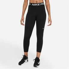 Nike Pro 365 Women's Mid-Rise Cropped Mesh Panel Leggings