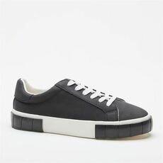 Studio Suede Chunky Sole Stone Court Trainers