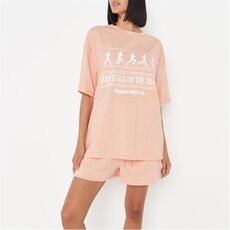 Missguided Oversized Athletics Club Graphic T Shirt