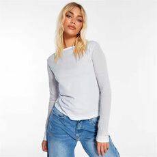 Missguided Double Layered T Shirt
