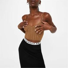Missguided Missguided Detail Rib Contrast Kint Cami Top