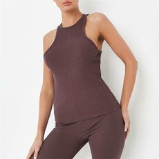 Missguided Extreme Racer Neck Vest Top