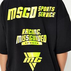 Missguided MSGD Racing Graphic T Shirt