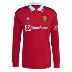 adidas Manchester United FC Home Long Sleeve Shirt 2022/2023 Mens