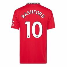 adidas Manchester United FC Rashford Home Shirt 2022/2023 Mens