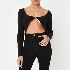 Missguided Recycled Petite Vice Slash Knee Skinny Jeans