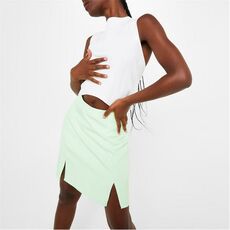 Missguided Tall Split Hem Tailored Mini Skirt