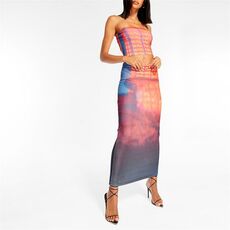 Missguided Co Ord It Was Nice Graphic Print Maxi Skirt