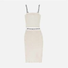 Missguided Petite Rib Missguided Contrast Crop Top And Midi Skirt Knit Co Ord Set