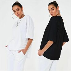 Missguided Tall Oversized T Shirts 2 Pack