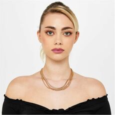 I Saw It First Triple Layer Chain Necklace