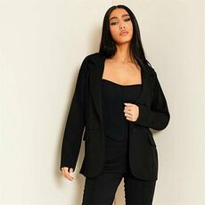 I Saw It First Oversized Single Breasted Blazer With Pockets