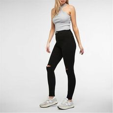 Missguided Recycled Vice Ripped Knee Skinny Jeans