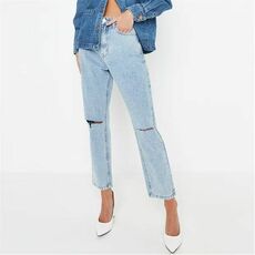 Missguided Recycled Petite Slashed Wrath Jeans