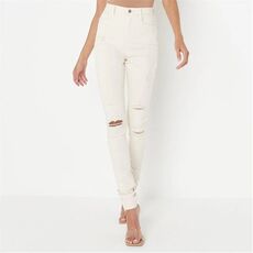Missguided Tall Sinner Distressed Skinny Jeans