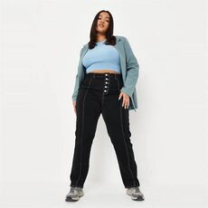 Missguided Plus Size Contrast Stitch Wrath Jeans