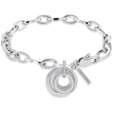 Calvin Klein Ladies Calvin Klein Silver Tone Bracelet 35000156
