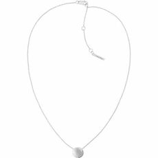 Calvin Klein Ladies Calvin Klein brushed stainless steel crystal  necklace