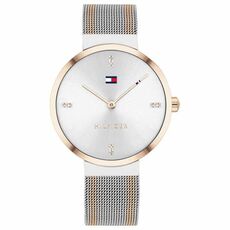 Tommy Hilfiger Ladies Two Tone Mesh Watch