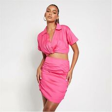 I Saw It First Ruched Detail Mini Skirt Co-Ord