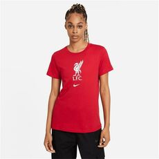 Nike Liverpool FC Crest T-Shirt Womens
