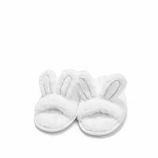 I Saw It First Bunny Ears Soft Fluffy Slippers