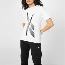 Reebok Graphic T Shirt Ladies_2