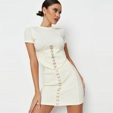 Missguided Rib Corset Top