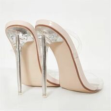 Missguided Clear Strap Pointed Toe Heeled Sandals_2