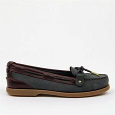 Chatham Rota G2 Ladies low front loafer style boat shoe - premium walnut leather