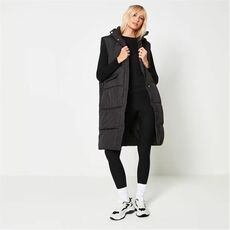 Missguided Recycled Petite Longline Puffer Gilet