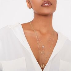 I Saw It First Triple Layered Chain Necklace