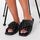 I Saw It First Plaited Padded Upper Square Toe Cross Over Flat Sandals_0