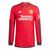 adidas Manchester United Long Sleeve Home Shirt 2023 2024 Adults