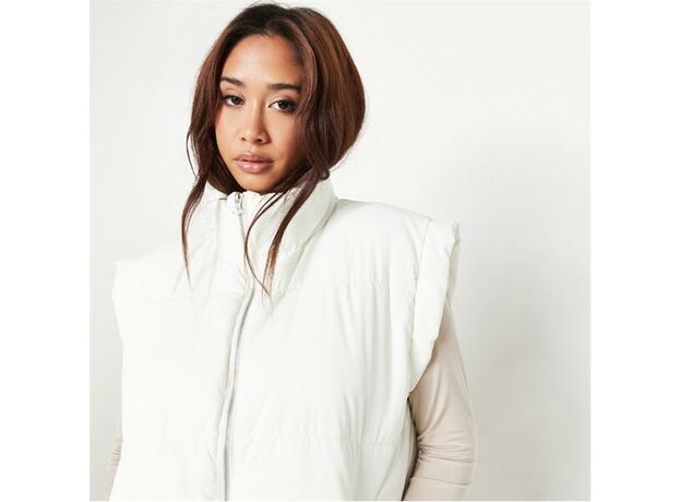 Missguided Funnel Neck Puffer Gilet_1