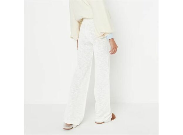 Missguided High Waisted Wide Leg Knit Trousers_0