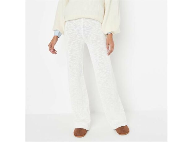 Missguided High Waisted Wide Leg Knit Trousers_1