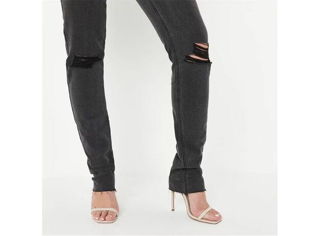 Missguided Tall Distressed Washed Straight Leg Jeans_1