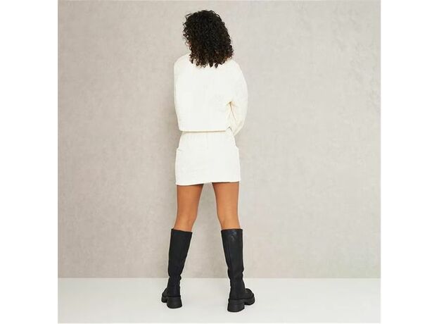 I Saw It First Quilted Mini Skirt With Zip_2