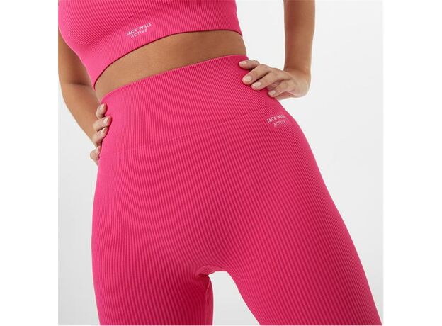 Jack Wills Active Seamless Ribbed High Waisted Leggings_1